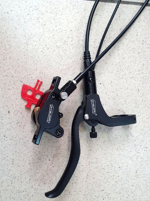 Суппорт тормозной гидравлический в сборе с ручкой для электросамоката